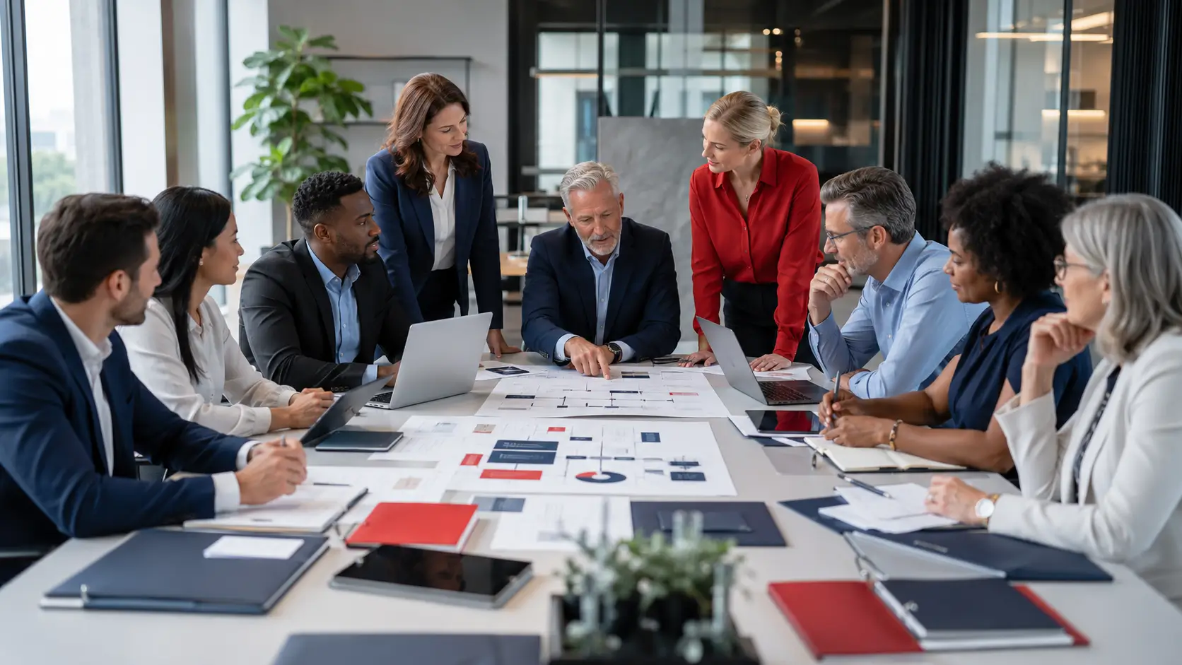 Consultants mapping an HR, payroll, and benefits partner ecosystem
